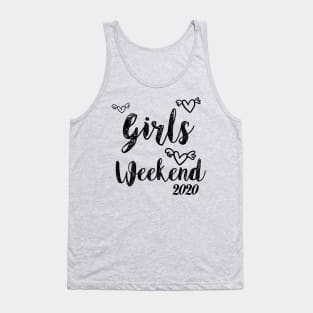 Girls Trip Cute Girls Weekend 2020 Mask Girls Trip 2020 Mask girls weekend trips Tank Top